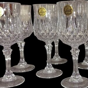 Crystal Wine Glasses Silver Drinkware